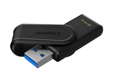 Kingston - USB flash drive - USB 3.2 Gen 1 Kingston DataTraveler Exodia S Black - 64GB