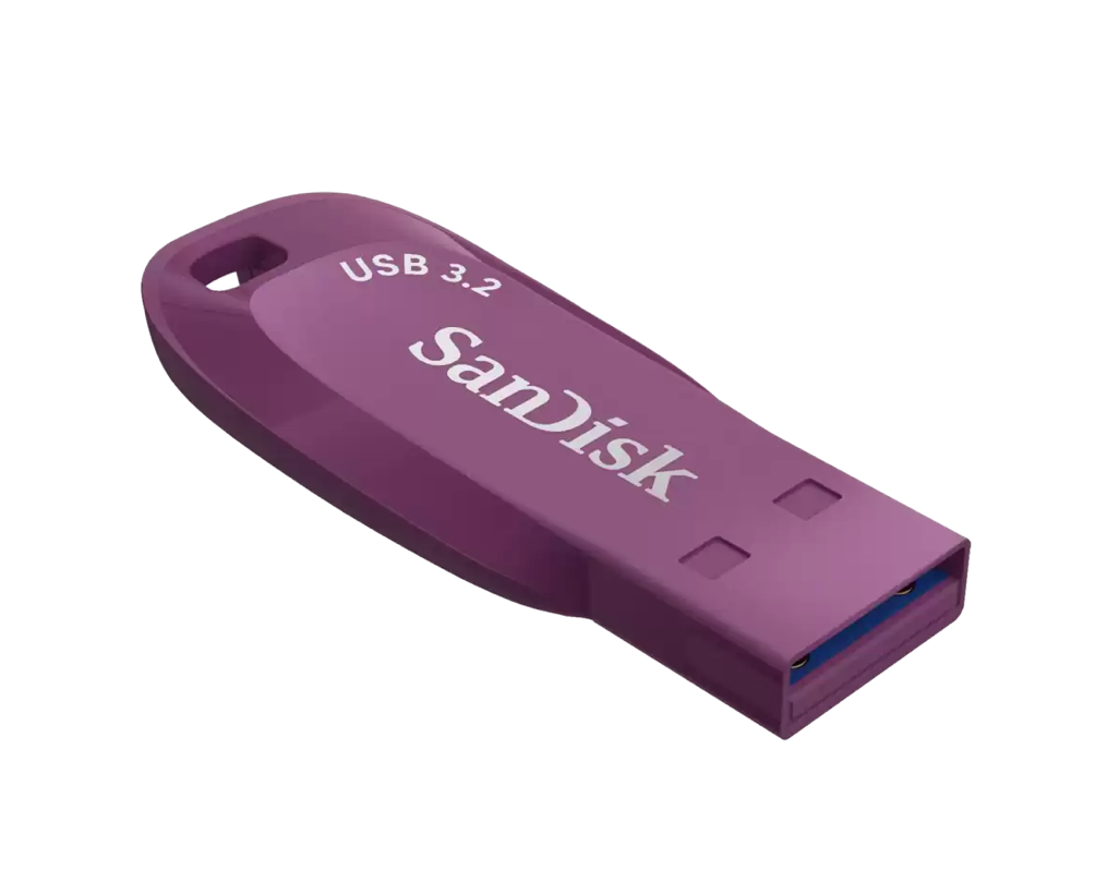 SanDisk Ultra Shift - USB flash drive - 32 GB SanDisk USB 3.2 Gen 1 cattleya orchid