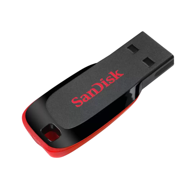 SanDisk Cruzer Blade - USB flash drive - 32 GB SanDisk USB 2.0 red, sleek black