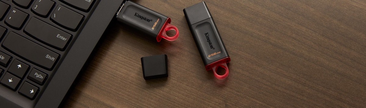Kingston DataTraveler Exodia - USB flash drive - 64 GB Kingston USB 3.2 Gen 1 black with teal