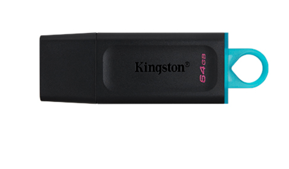 Kingston DataTraveler Exodia - USB flash drive - 64 GB Kingston USB 3.2 Gen 1 black with teal