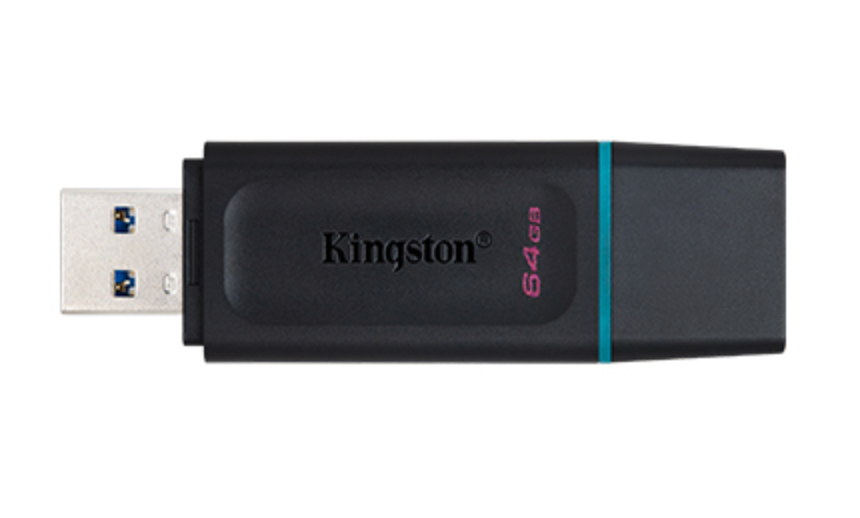 Kingston DataTraveler Exodia - USB flash drive - 64 GB Kingston USB 3.2 Gen 1 black with teal