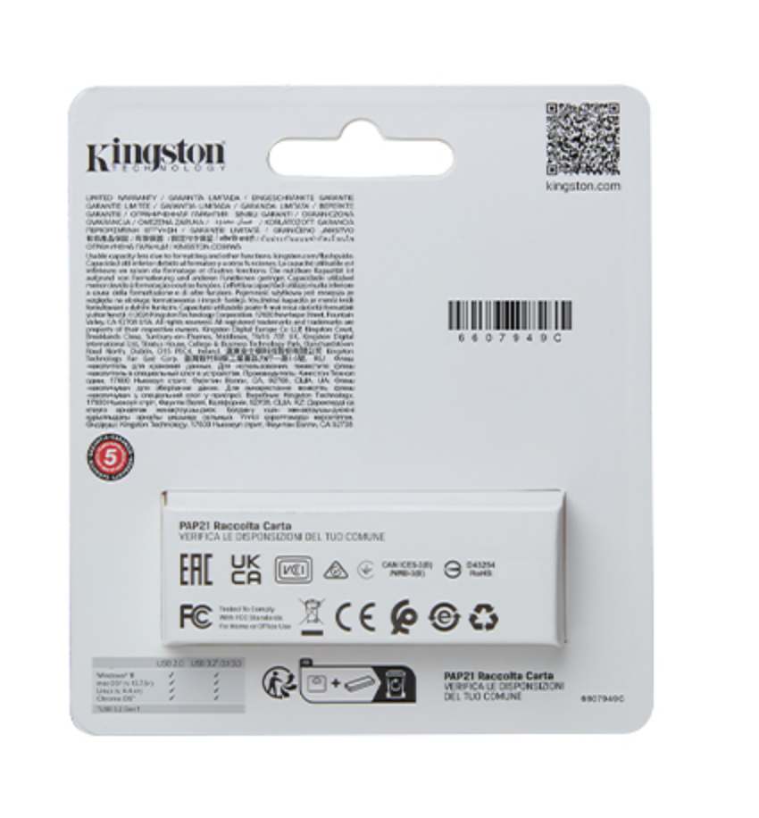 Kingston - USB flash drive - USB 3.2 Gen 1 Kingston Exodia S BlackTurquoise