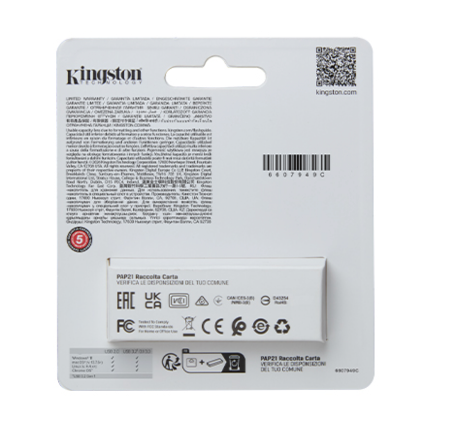 Kingston - USB flash drive - USB 3.2 Gen 1 Kingston Exodia S Black Orange - 256GB