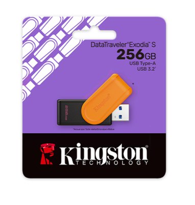 Kingston - USB flash drive - USB 3.2 Gen 1 Kingston Exodia S Black Orange - 256GB