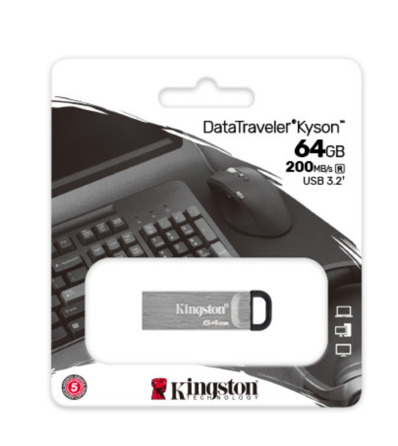 Kingston DataTraveler Kyson - USB flash drive - 64 GB Kingston USB 3.2 Gen 1