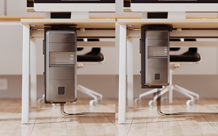 Xtech - PC/UPS mount - Black Xtech for wall or under desk XTA-600
