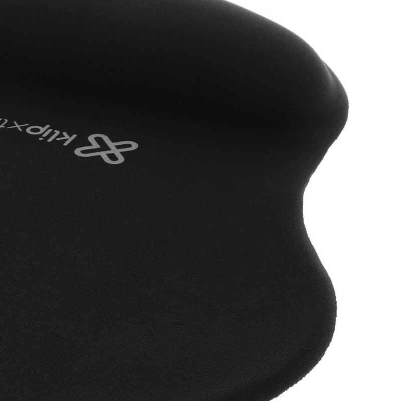 Klip Xtreme KMP-100 Gel Mouse Pad - Mouse pad with wrist pillow - black