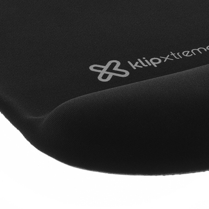 Klip Xtreme KMP-100 Gel Mouse Pad - Mouse pad with wrist pillow - black