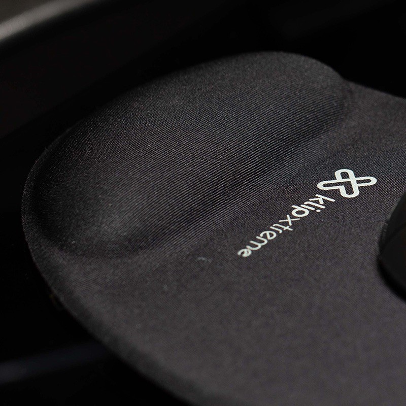 Klip Xtreme KMP-100 Gel Mouse Pad - Mouse pad with wrist pillow - black
