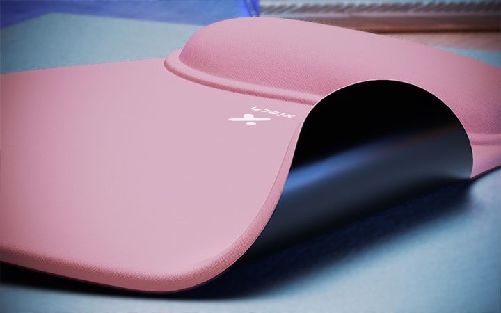 Xtech - Mouse pad with wrist pillow - Gaming Pink XTA-530