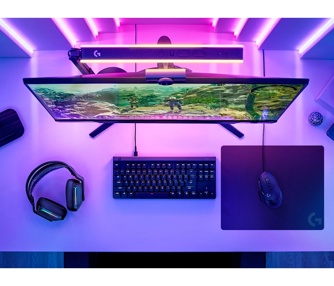 Logitech G G440 Hard Gaming Mouse Pad, Optimized for Gaming Sensors, Low Surface Friction, Non-Slip Mouse Mat, Mac and PC Gaming Accessories, 340 x 280 x 5 mm; - Mouse pad - hard, gaming Logitech black