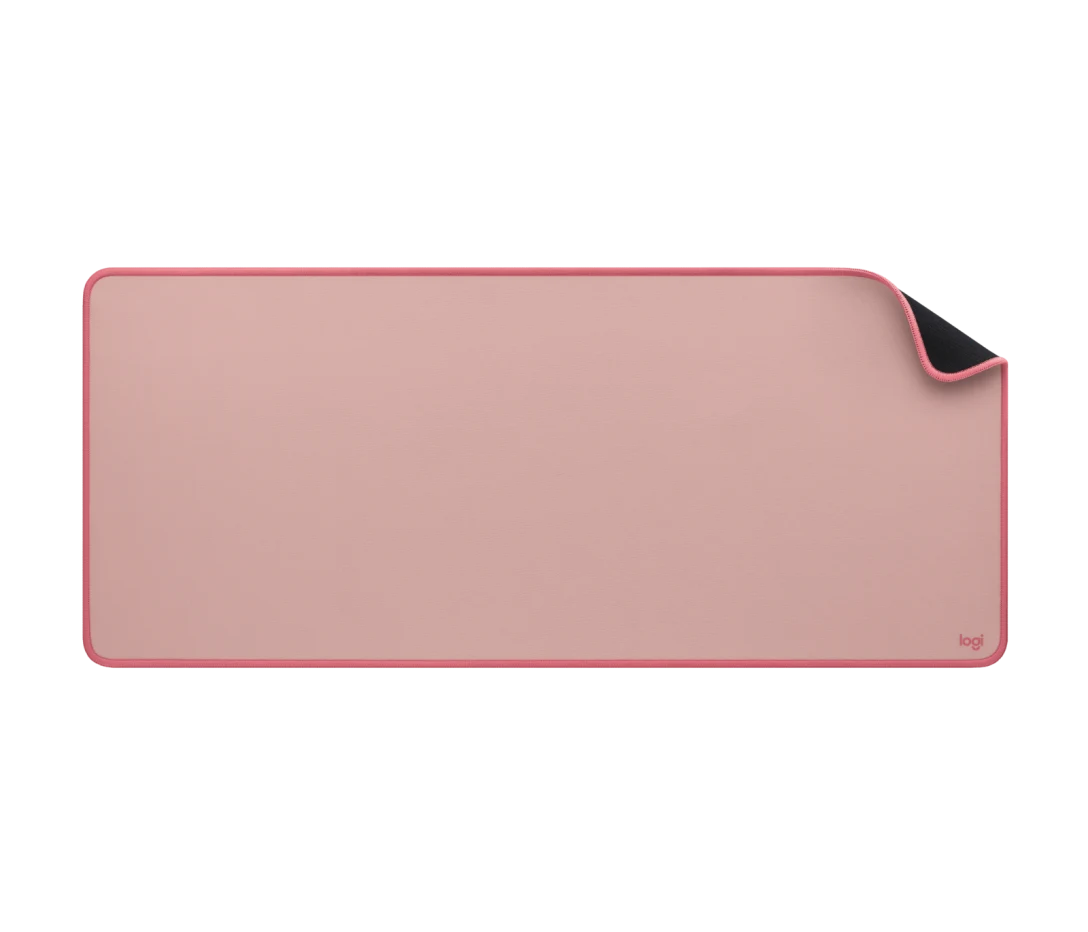Logitech Studio Series - Keyboard and mouse pad - anti-slip rubber base, easy gliding, spill-resistant surface Logitech dark rose