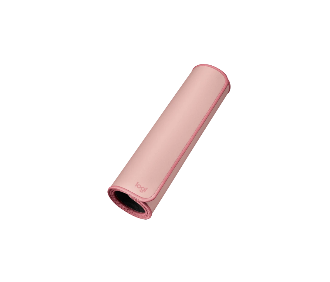 Logitech Studio Series - Keyboard and mouse pad - anti-slip rubber base, easy gliding, spill-resistant surface Logitech dark rose