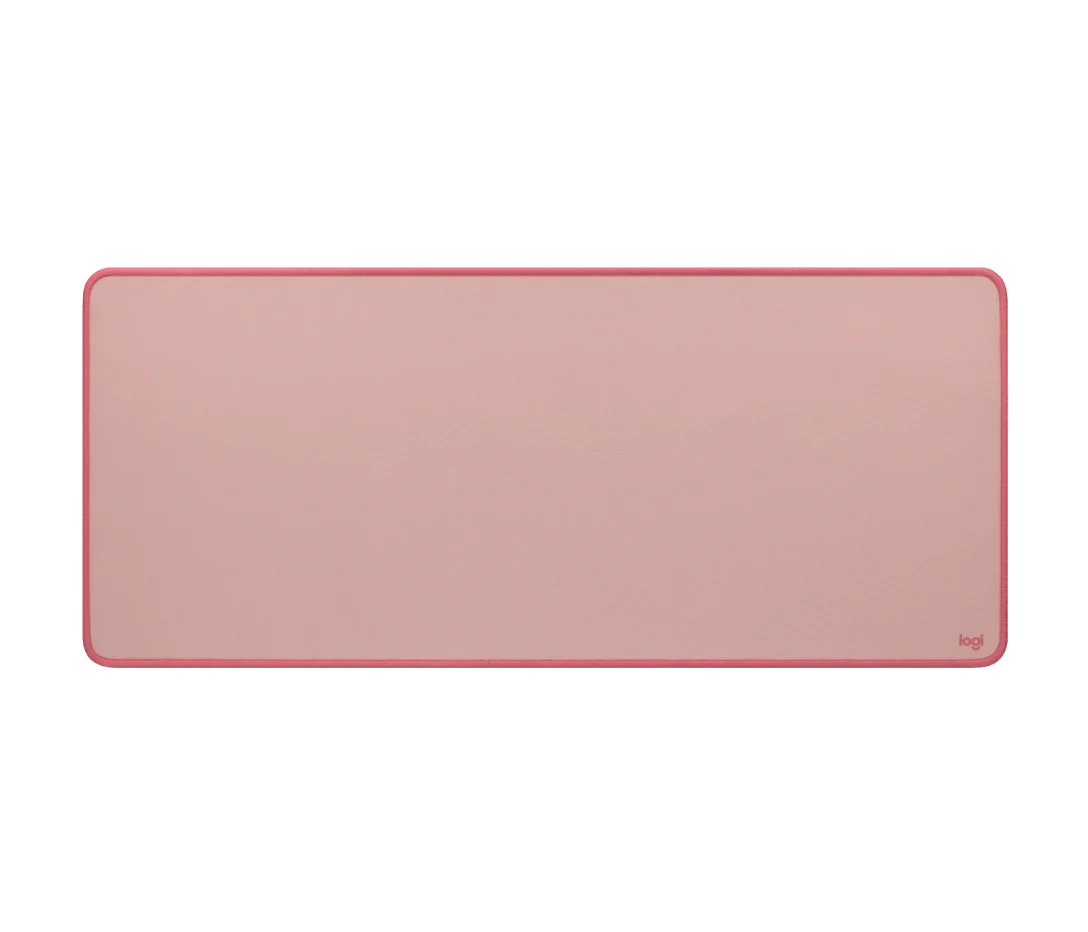 Logitech Studio Series - Keyboard and mouse pad - anti-slip rubber base, easy gliding, spill-resistant surface Logitech dark rose