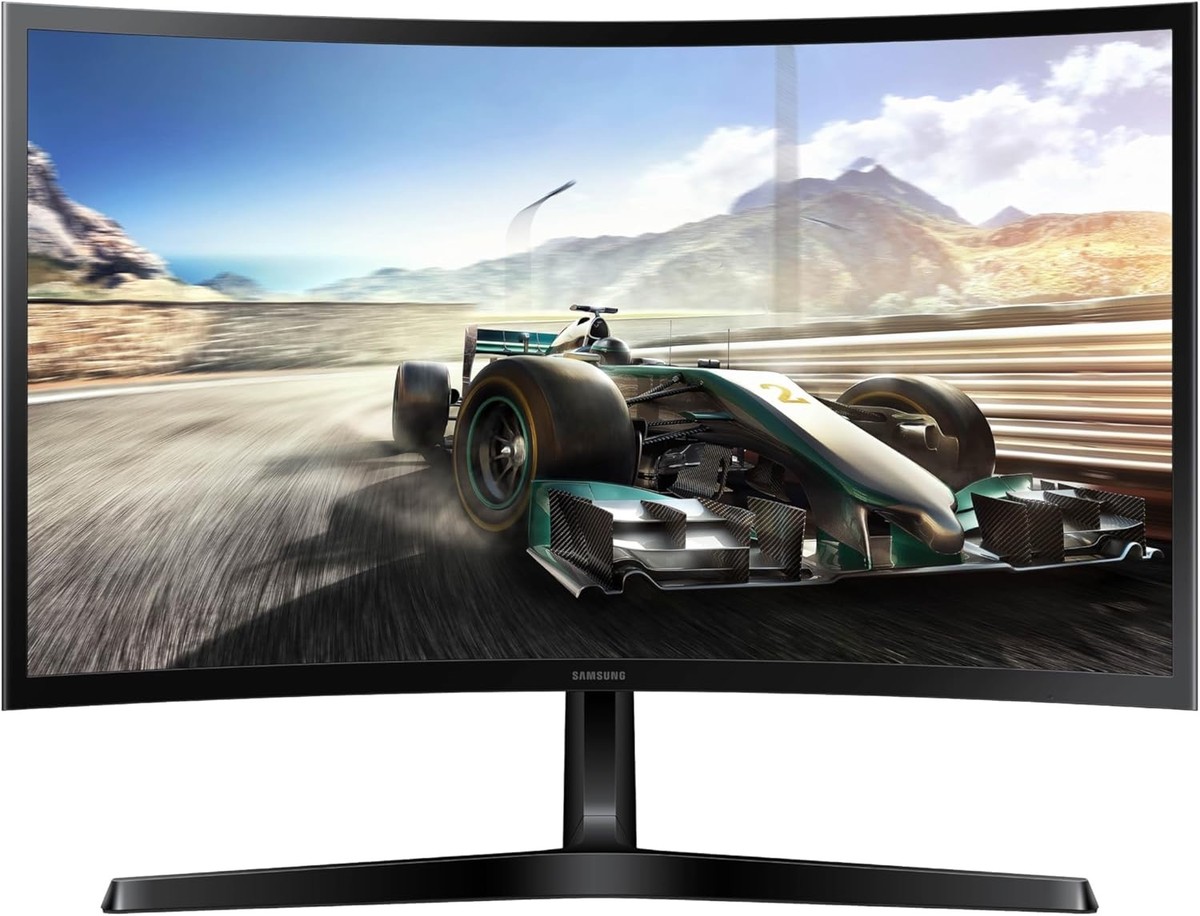 Samsung - LCD monitor - 24" Samsung 1920 x 1080 IPS HDMI Curved