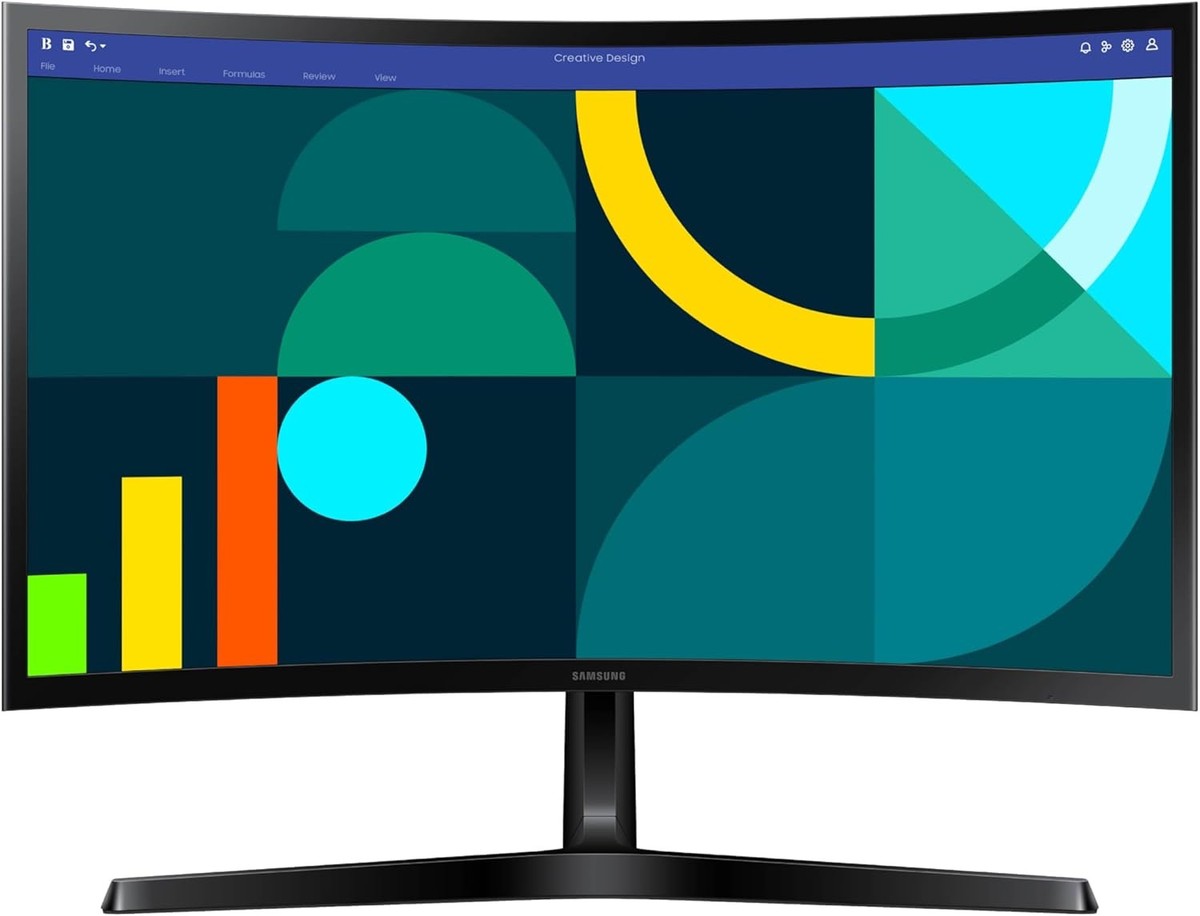 Samsung - LCD monitor - 24" Samsung 1920 x 1080 IPS HDMI Curved