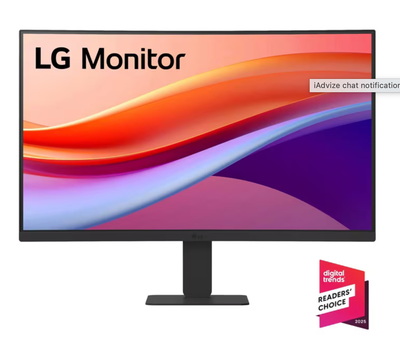LG Monitor 24U421A-B - Curved Screen - 23.8" LG 1980 x 1080 VA HDMI / USB-C Black