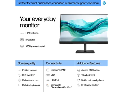 HP - 21.5" - Serie 3 Pro 322pf