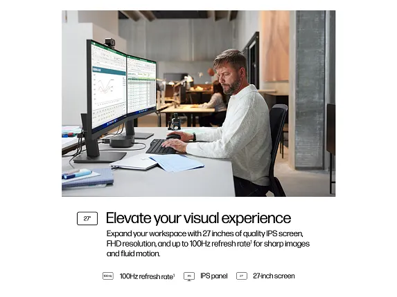 HP S3 Pro - 27" - 1920 x 1080 HP IPS DisplayPort / HDMI 100Hz