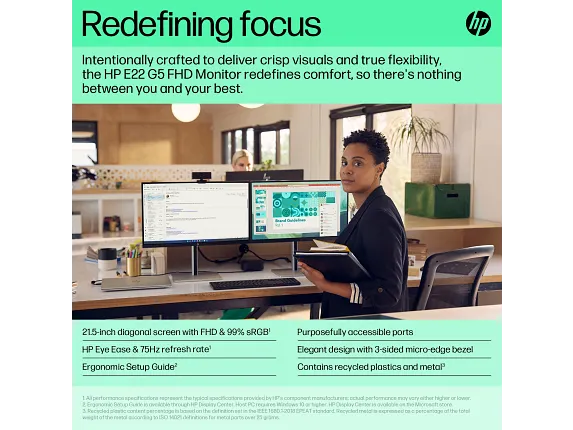 HP E22 G5 - E-Series - LED monitor