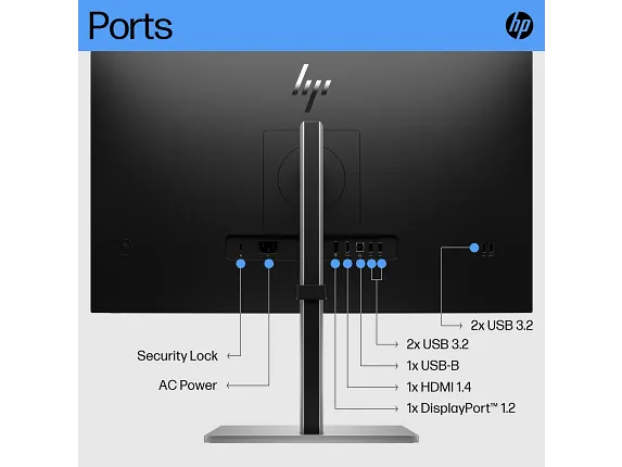 HP E27 G5 - E-Series - LED monitor