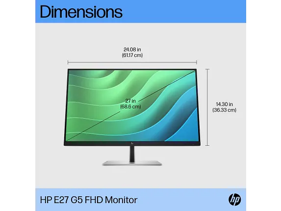 HP E27 G5 - E-Series - LED monitor