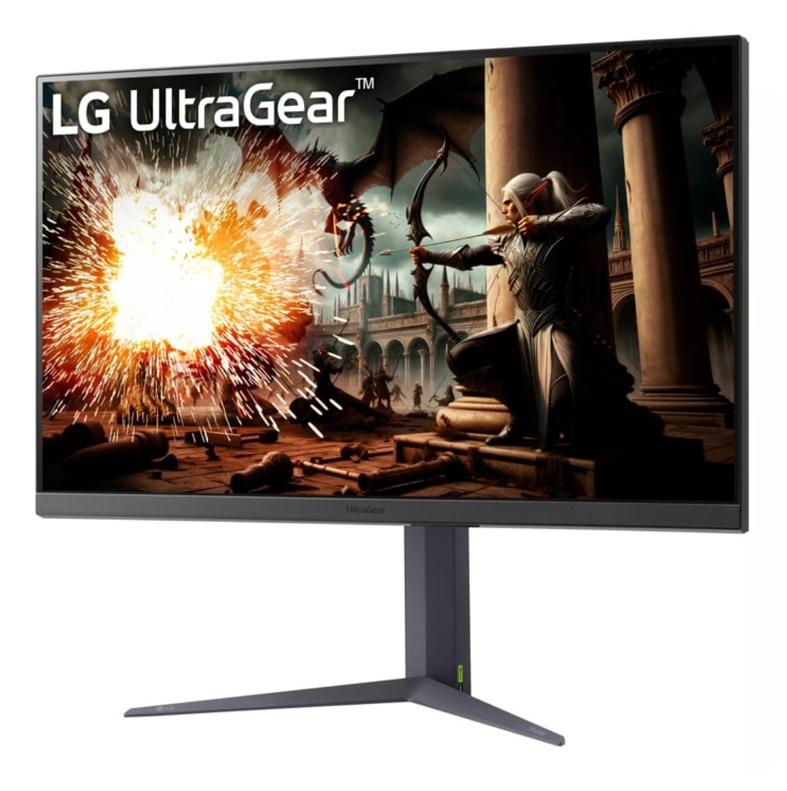 LG - LED-backlit LCD monitor - 32"