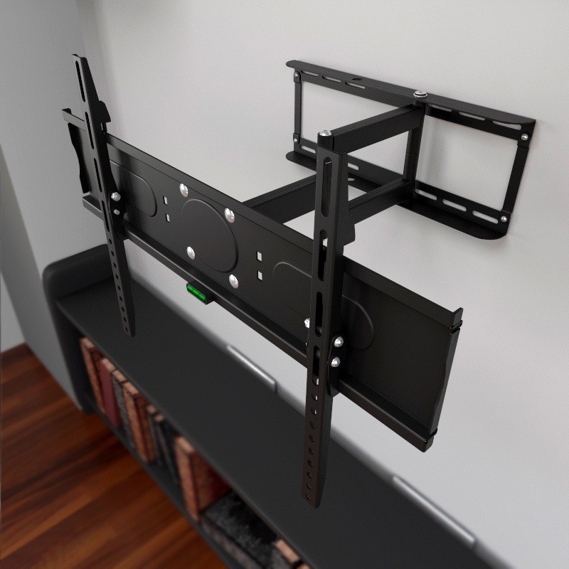 Klip Xtreme KPM-885 - Mounting kit (interface plate, interface bracket, dual articulating arm) for LCD / plasma panel - powder-coated steel