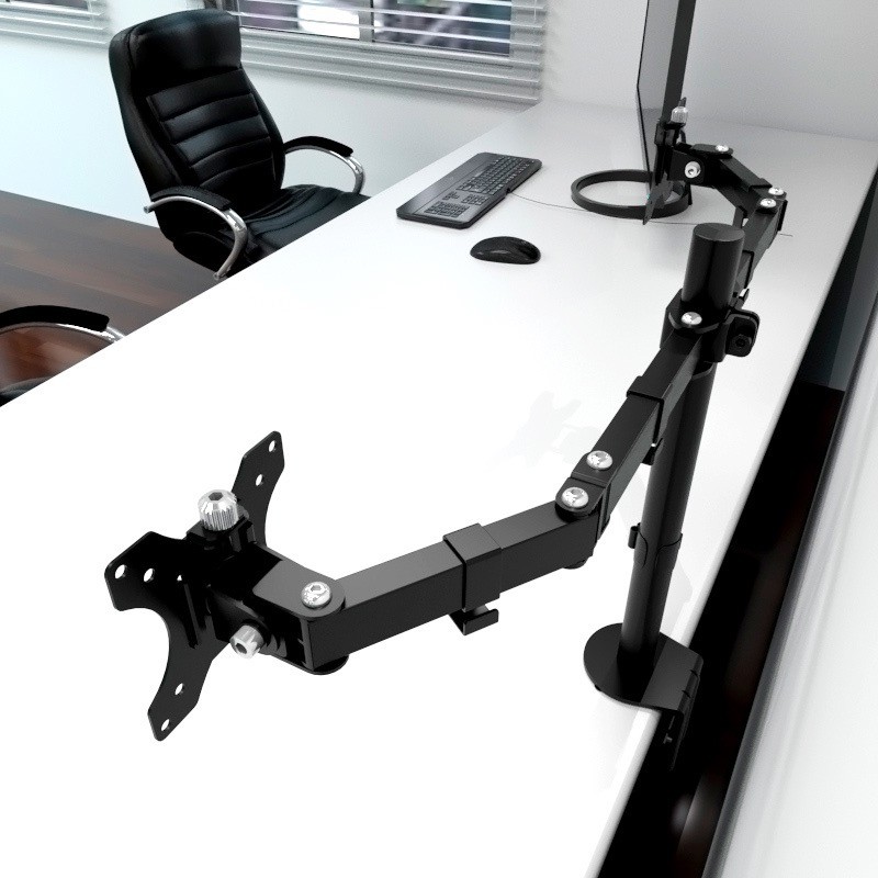 Klip Xtreme - Monitor mounting kit - Double 13"-32"