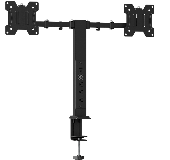 Klip Xtreme - Desktop to monitor mounting kit - With power strip