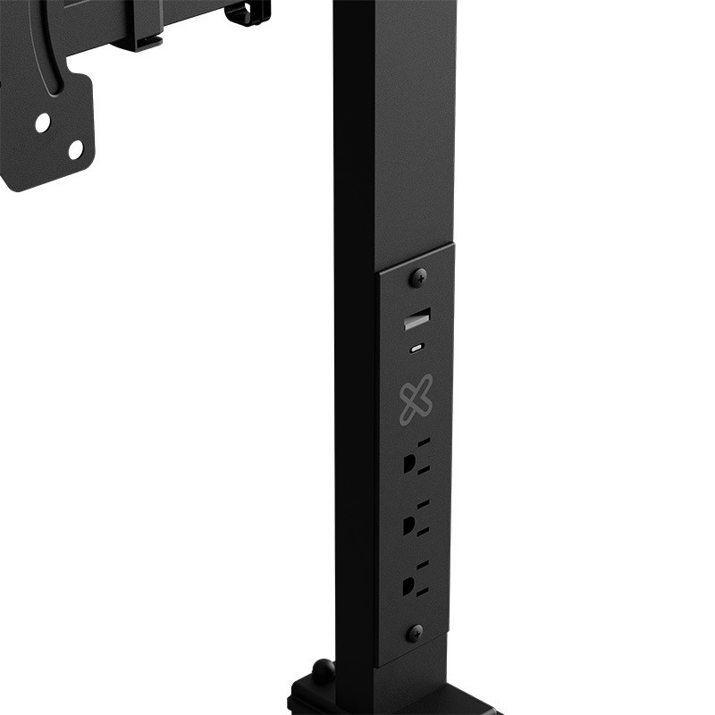 Klip Xtreme - Desktop to monitor mounting kit - With power strip