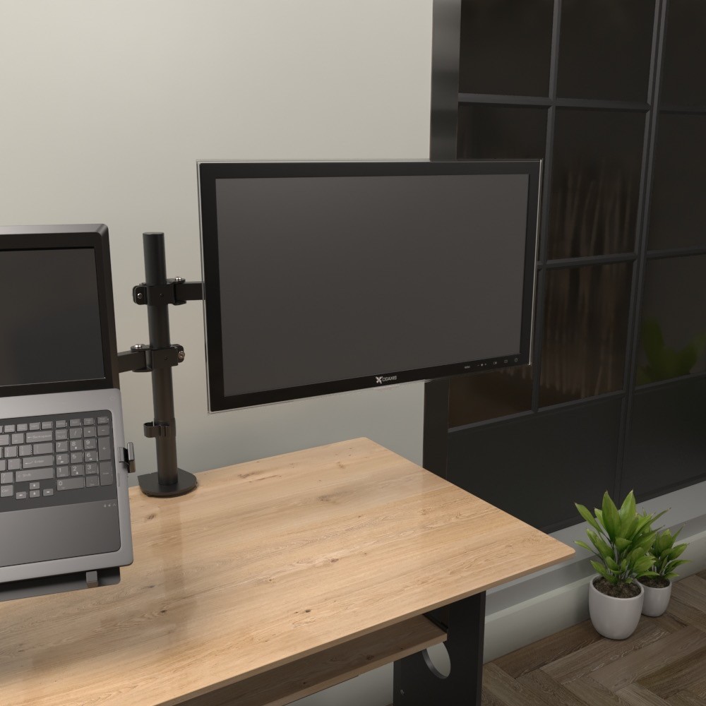 Klip Xtreme - Desktop to monitor mounting kit - x1 -Laptop Mount 32"