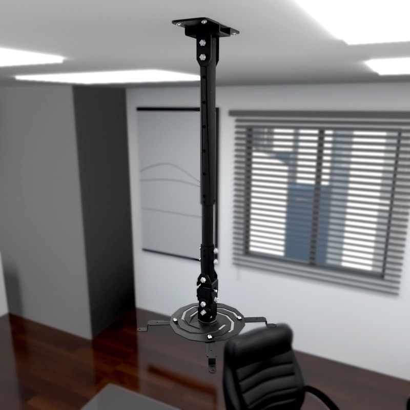 Klip Xtreme KPM-610B - Mounting kit (legs, tilt/swivel ceiling mount) - for projector