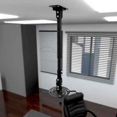 Klip Xtreme KPM-610B - Mounting kit (legs, tilt/swivel ceiling mount) - for projector