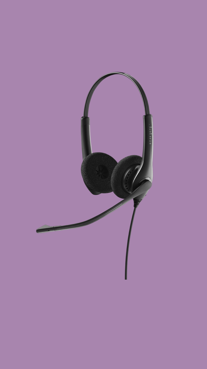 Jabra BIZ 1500 Duo - Headset - on-ear
