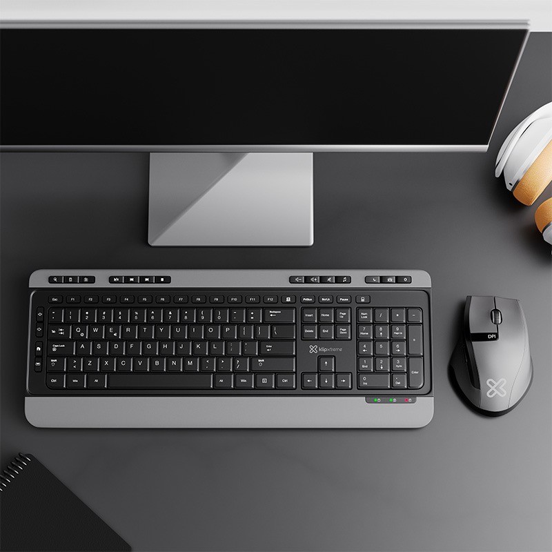 Klip Xtreme - Keyboard and mouse set - English