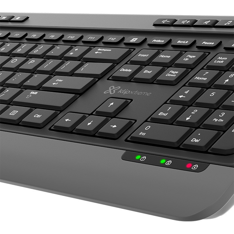 Klip Xtreme - Keyboard and mouse set - English
