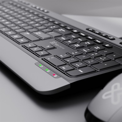 Klip Xtreme - Keyboard and mouse set - English