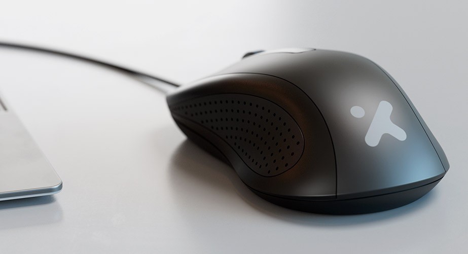 Xtech - XTM-206 - Mouse Xtech USB Wired Black Ambidextrous 3Button 1200 dpi