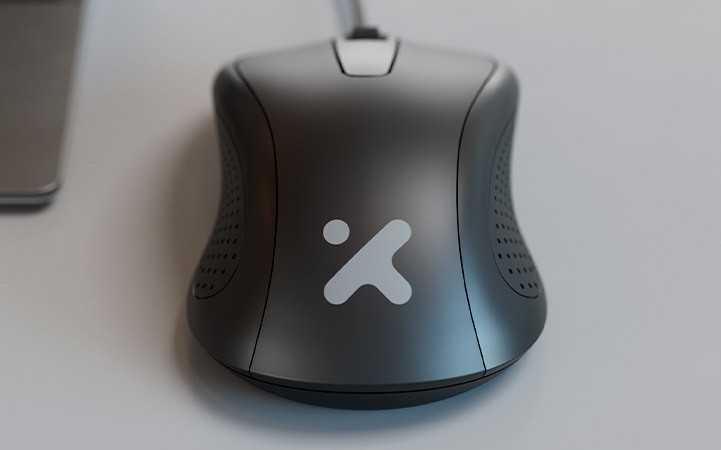 Xtech - XTM-206 - Mouse Xtech USB Wired Black Ambidextrous 3Button 1200 dpi