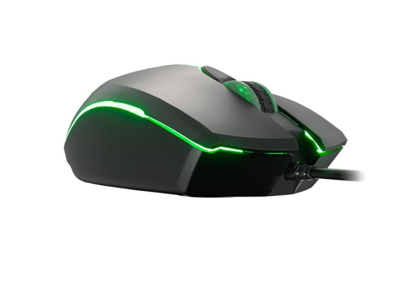 Xtech - XTM-218 - Mouse Xtech USB Wired Black 4 buttons with Light 2400 dpi