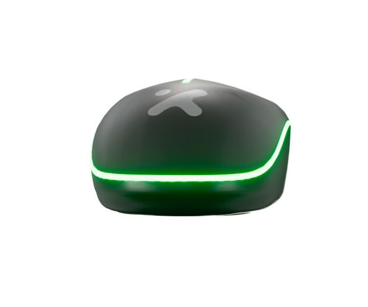 Xtech - XTM-218 - Mouse Xtech USB Wired Black 4 buttons with Light 2400 dpi