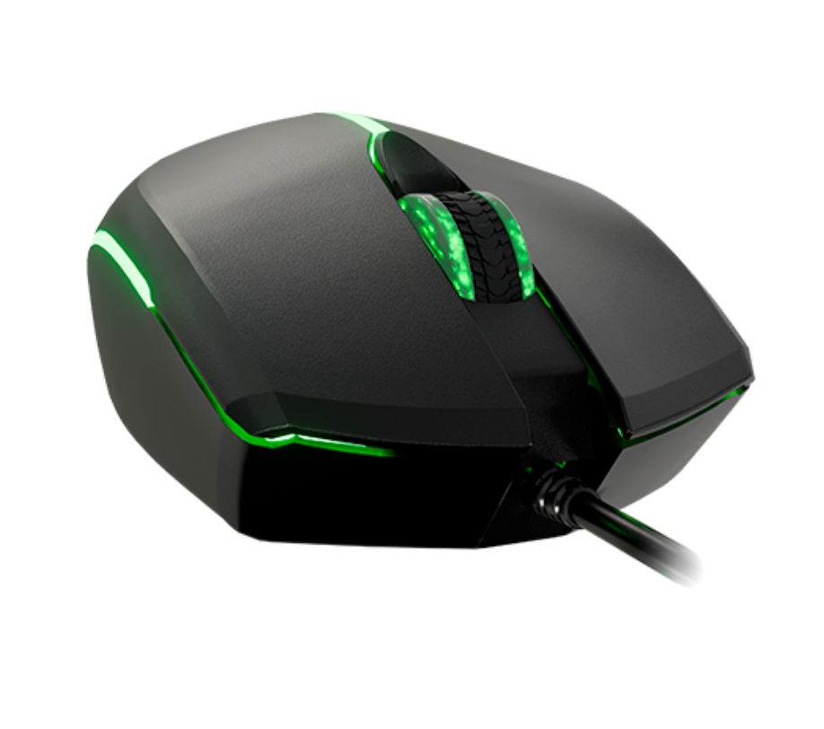 Xtech - XTM-218 - Mouse Xtech USB Wired Black 4 buttons with Light 2400 dpi