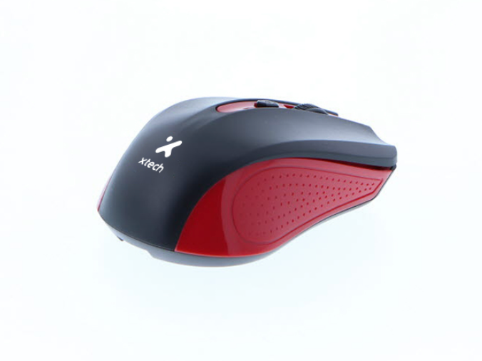 Xtech - Mouse - 2.4 GHz Xtech Wireless Red-1600dpiXTM-310RD