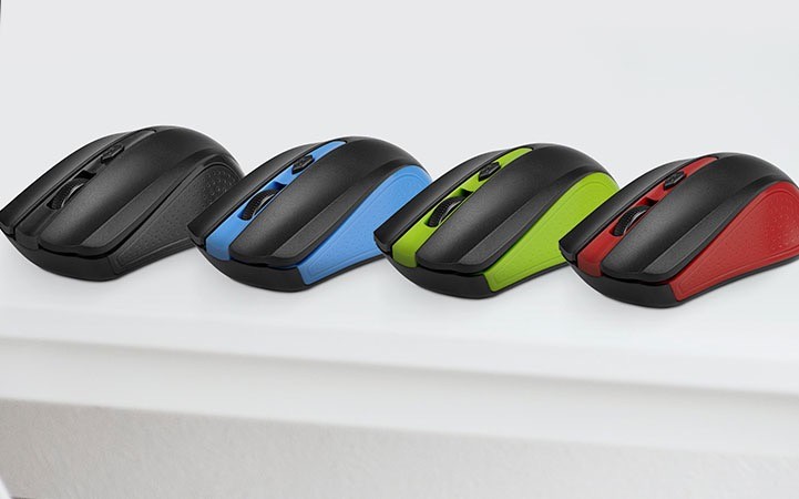 Xtech - Mouse - 2.4 GHz Xtech Wireless All black 1600 dpi XTM-310BK