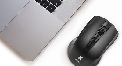 Xtech - Mouse - 2.4 GHz Xtech Wireless All black 1600 dpi XTM-310BK