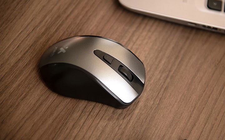Xtech - XTM-315GY - Mouse Xtech 2.4 GHz Wireless Aluminum gray 4-button 1600dpi