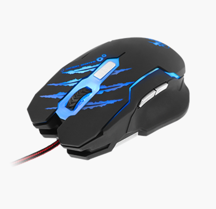 Xtech XTM-610 Lethal Haze Gaming USB Mouse - Adjustable resolution of up to 3200dpi - 4-color LED lights