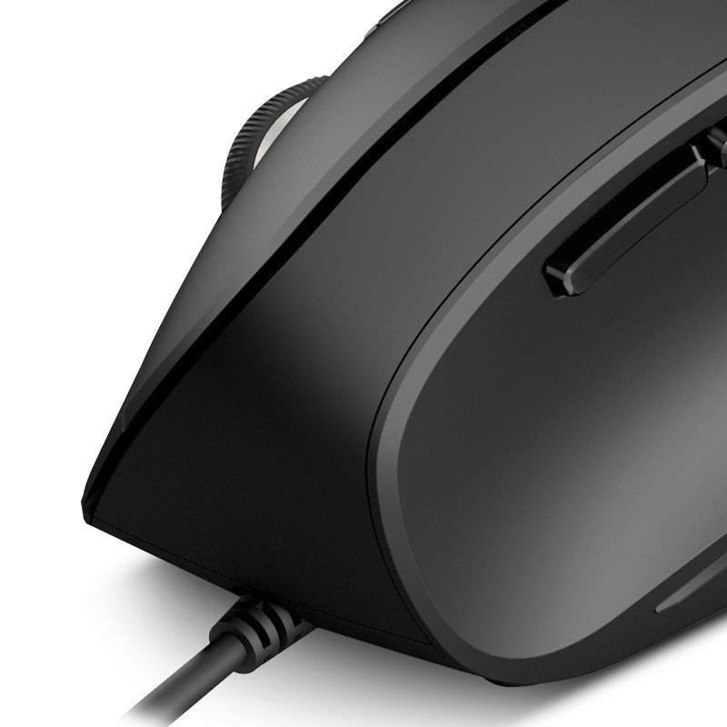 Klip Xtreme Krown KMO-506 - Vertical mouse - ergonomic Klip Xtreme right-handed optical 6 buttons wired USB